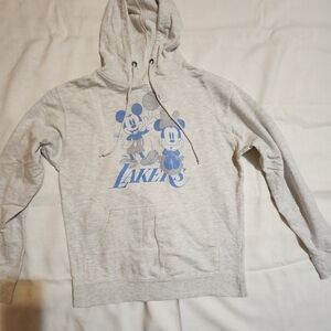 Gray Mickey Mouse Lakers Hoodie Disney x Junk Food